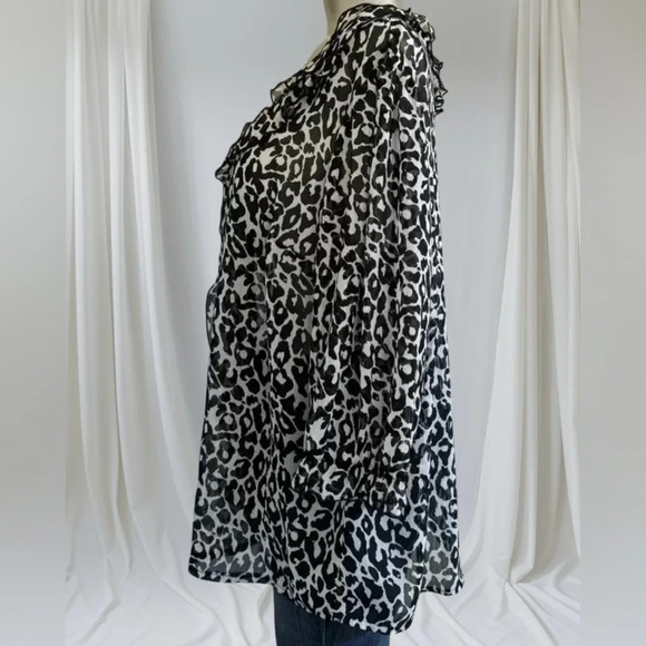 ✅Plus Size Pullover Ruffles Blouse - Picture 5 of 12